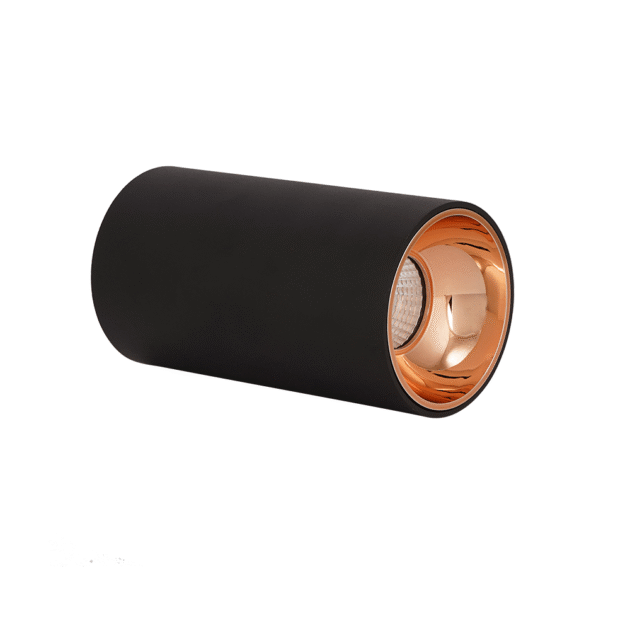 LED Cylinder light (black)